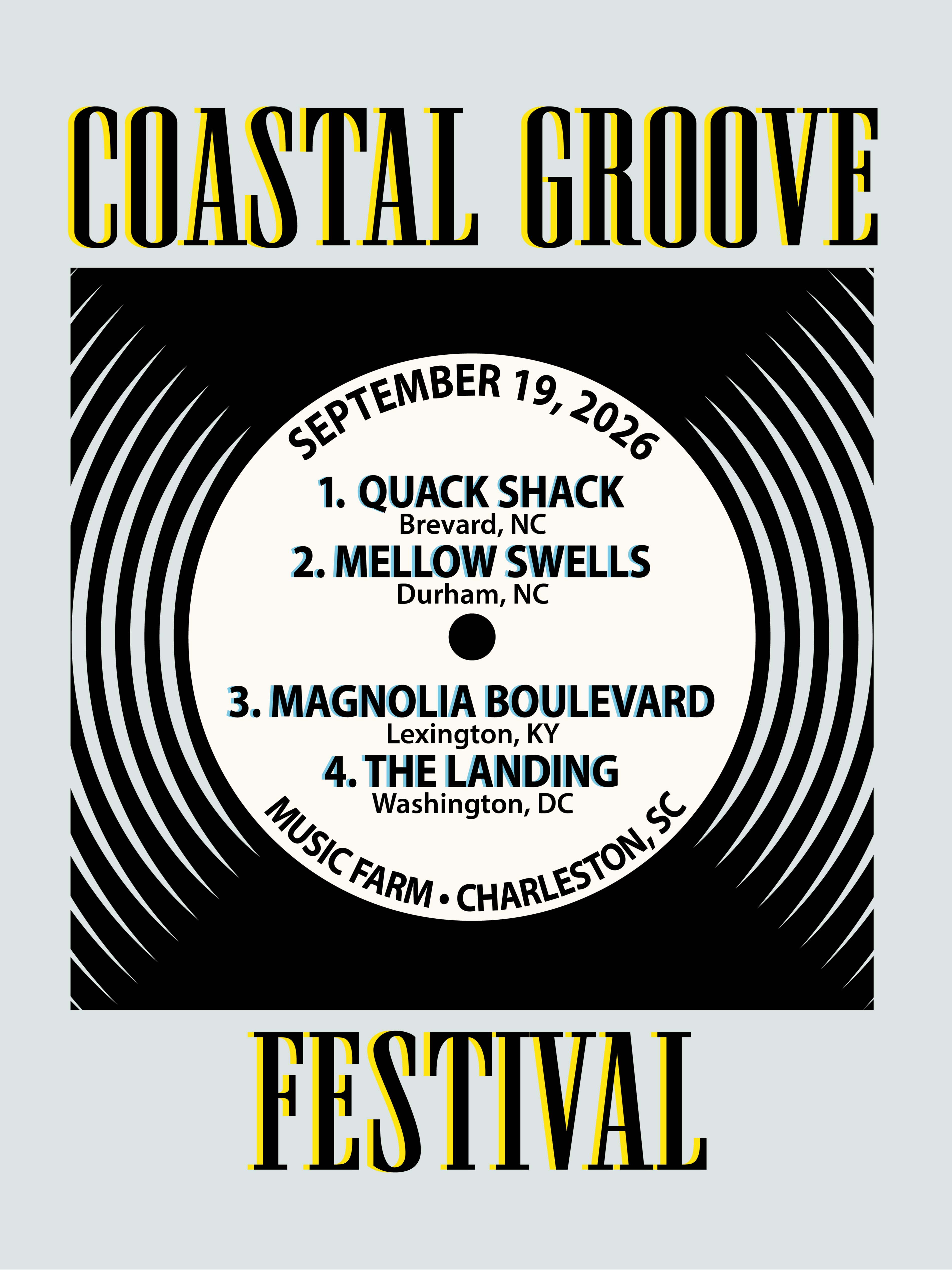 Coastal Groove Festival poster