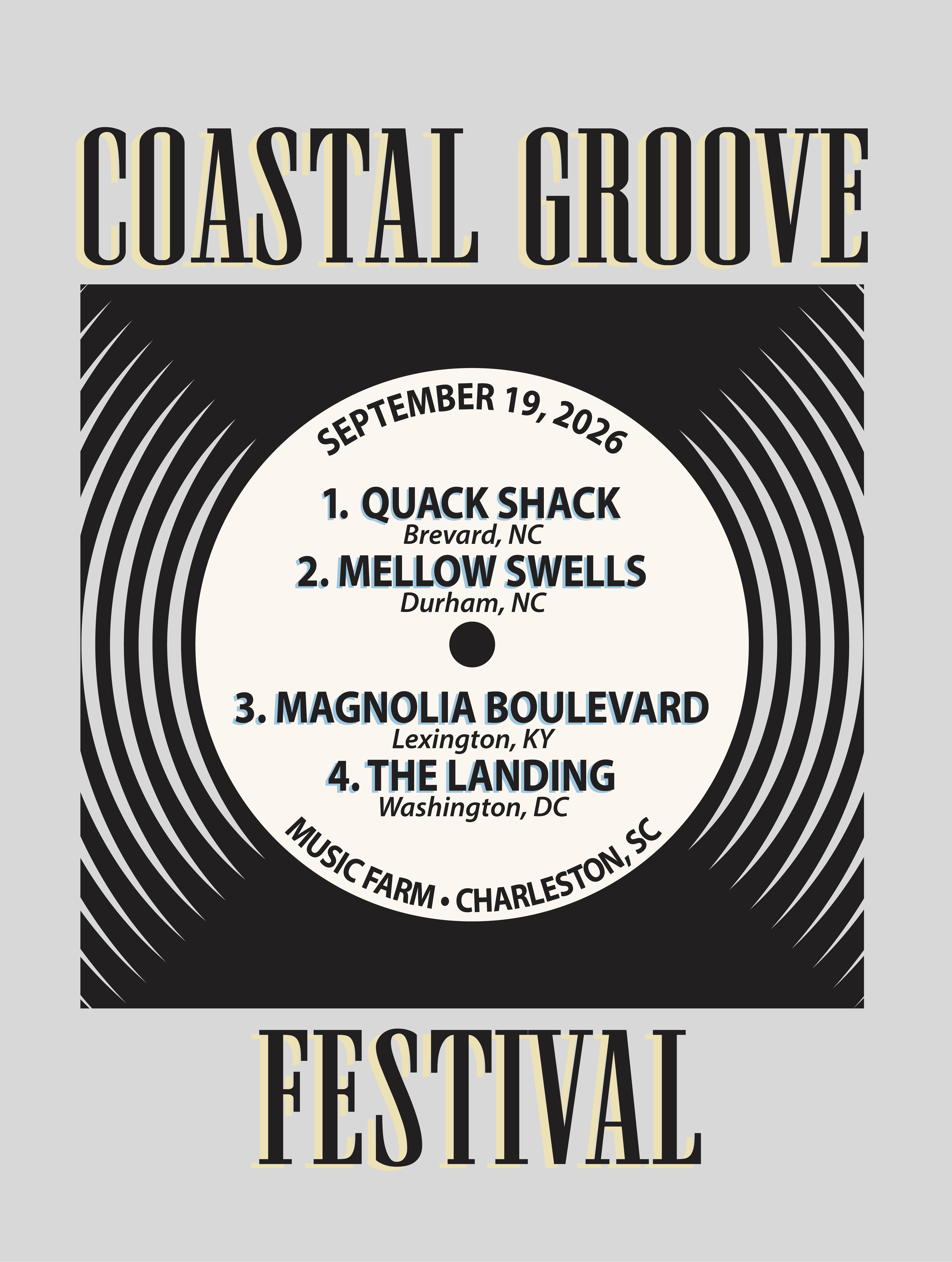 Coastal Groove Festival poster